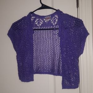 ☆SALE 5 for $25☆ Justice purple sweater